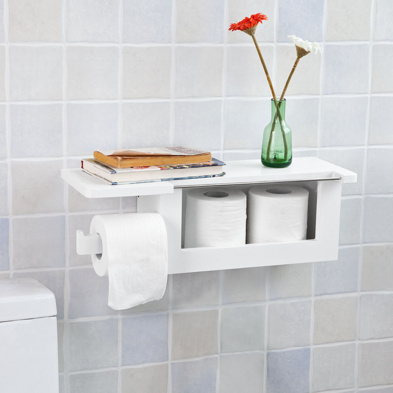 Belfry Bathroom Boatright WallMounted Toilet Roll Holder & Reviews
